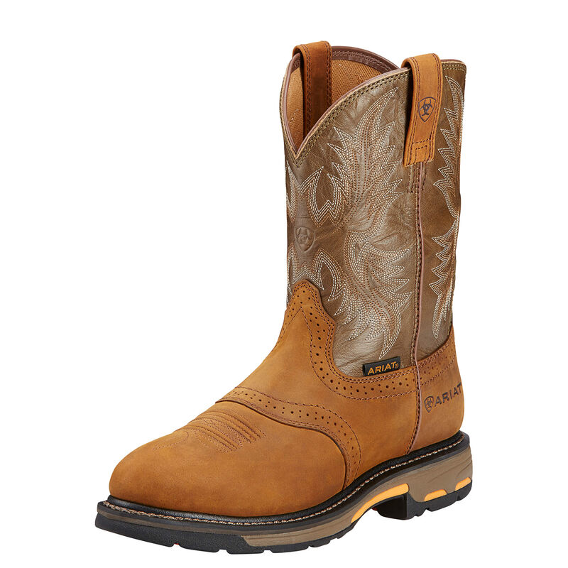 Botas De Trabajo Ariat Workhog Pull-On Marrones Hombre - Chile 195-SYLARK